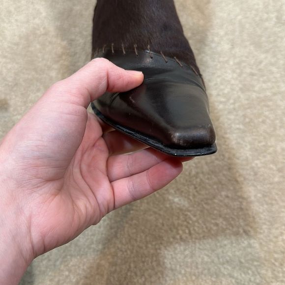 Stuart Weitzman Women Leather Heeled Booties Size 7.5 M - Picture 10 of 14